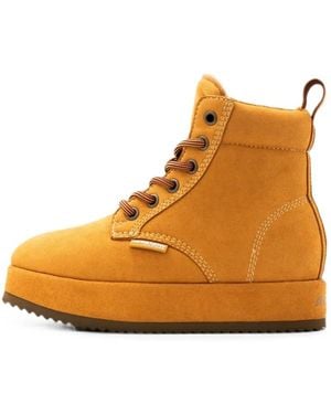 Aape By A Bathing Ape Aapenow Platform Boots - Orange