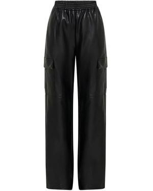 Nicholas Edwina Elastische Cargo Broek - Zwart