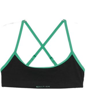 P.E Nation Reveal Crossover Sports Bra - Green