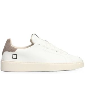 Date Levante Leather Sneakers - White