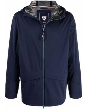 Rossignol Covariant Hooded Rain Jacket - Blue