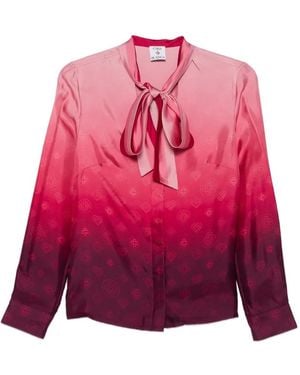 CASABLANCA Gradient Bow Shirt - Pink