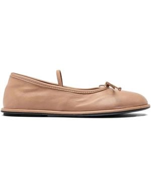 Officine Creative Bow-Embellished Ballerina Shoes - Pink