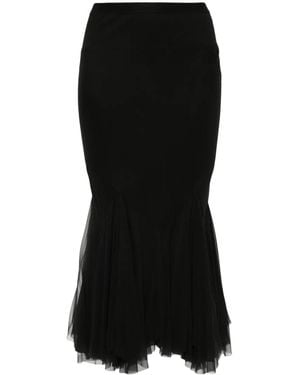 Rick Owens Divine Bias スカート - ブラック