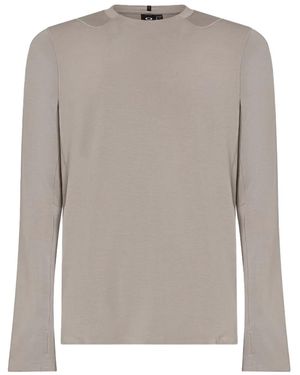 Oakley Long-Sleeve Panelled T-Shirt - Grey
