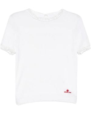 ShuShu/Tong Mock-Neck Knitted Top - White