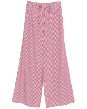 P.A.R.O.S.H. Striped Drawstring Trousers - Pink