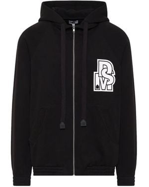 Dover Street Market Logo-Print Drawstring Hoodie - Black