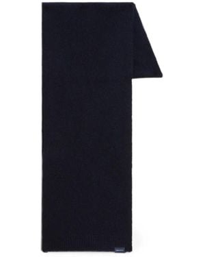 Woolrich Set Berretto E Sciarpa A Coste - Blu