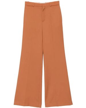 Chloé Hose Mit Gürtelschlaufe - Braun