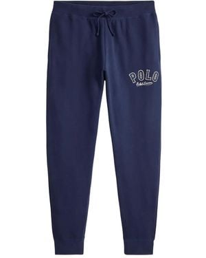 Polo Ralph Lauren Logo-Print Track Pants - Blue