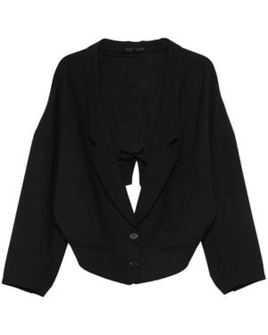 Viktor & Rolf Dragged Blazer - Black