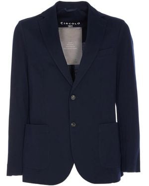 Circolo 1901 Single-Breasted Blazer - Blue