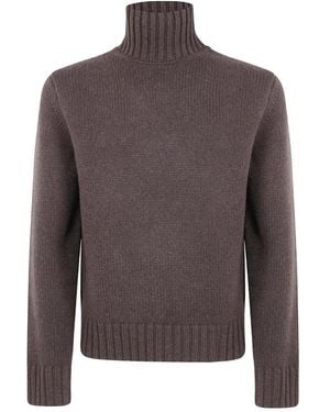 Studio Nicholson Loris High-Neck Jumper - Grey