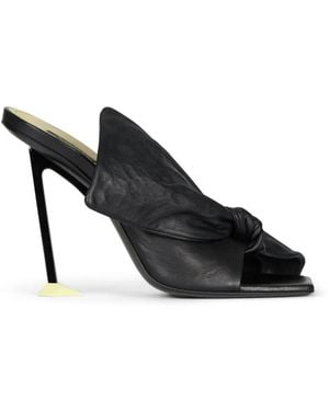 Givenchy Sandales Boudoir À Nœud - Black