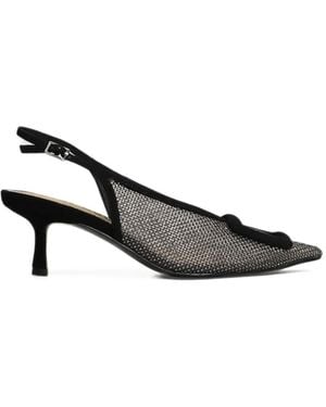 Bibi Lou Bonnie Mesh Pumps - Black