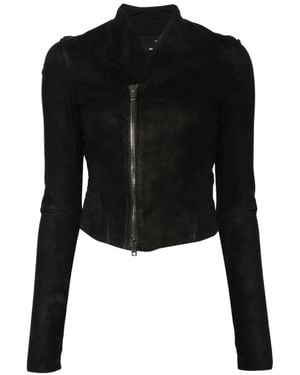 Isabel Benenato Veste À Fermeture Zippée Décalée - Black