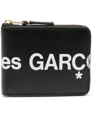 Comme des Garçons Huge Logo Wallet Accessories - Black