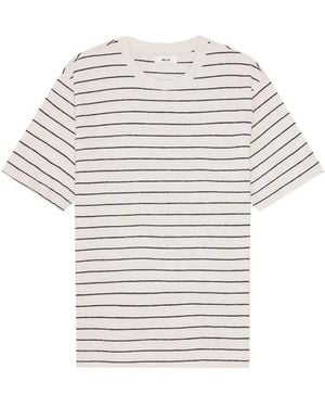 NN07 Pedro Horizontal-Stripe T-Shirt - White