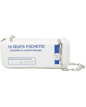 Doublet Egg-Carton Bag - White