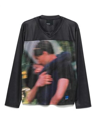 Rassvet (PACCBET) La Melancolia Kiss Tシャツ - ブラック