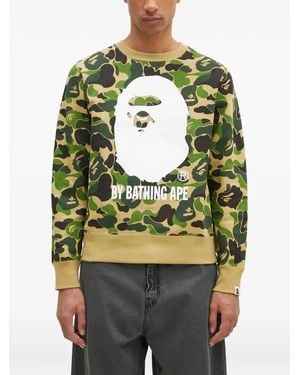 A Bathing Ape Camouflage-Print Sweatshirt - Green