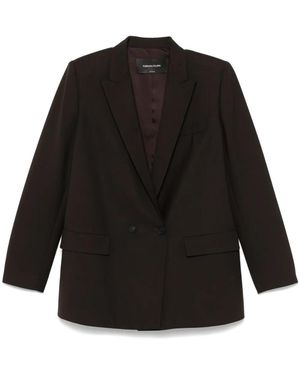 Fabiana Filippi Double-Breasted Blazer - Black
