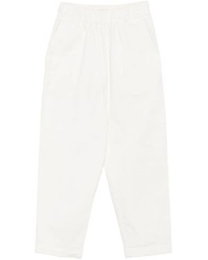 Barena Elasticated-Waist Pants - White