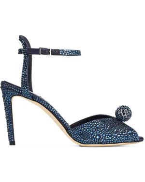 Jimmy Choo Sandales Sacora 85 - Blue