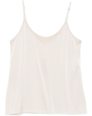 Private 0204 Silk Top - White