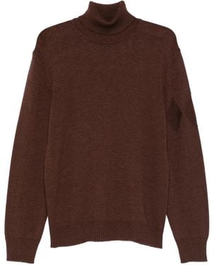 Ballantyne Fine-Knit Jumper - Brown