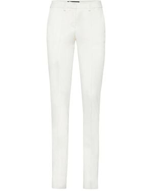 Philipp Plein Fatale Logo-Plaque Pants - White
