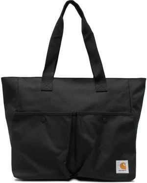 Carhartt Tote Bag mit Eingrifftaschen - Schwarz