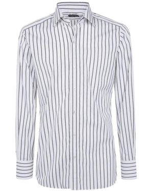 Tom Ford Striped Shirt - White