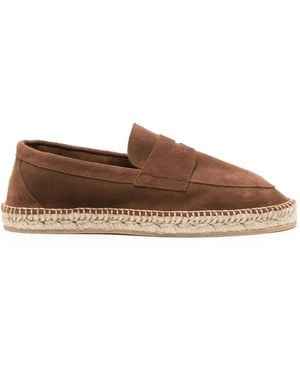 SCAROSSO Diego Suede Espadrilles - Brown