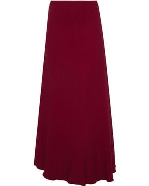 Giambattista Valli Crepe Maxi Skirt - Red