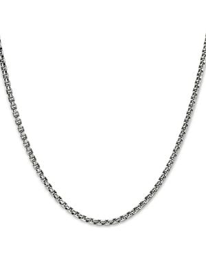 John Hardy Collar Con Cadena Cuadrada En Plata De Ley - Blanco