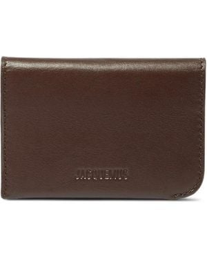 Jacquemus The Curvo Logo Cardholder - Brown