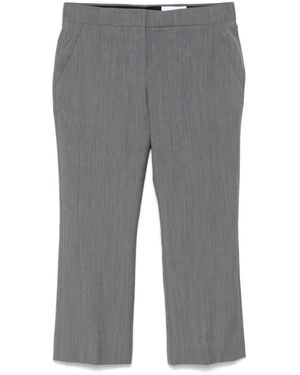 McQueen クロップド テーラードパンツ - グレー