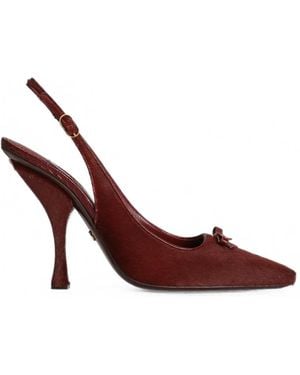 Dolce & Gabbana Pony Slingback-Schuhe - Lila