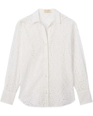 MC2 Saint Barth Sangallo Embroidery Blouse - White