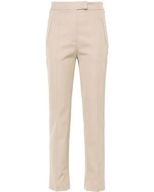 PT Torino Raised Seam-Detail Pants - Natural