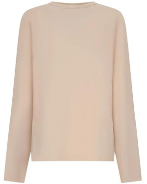 Destin Long-Sleeve Wool-Blend Top - Natural