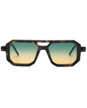 Kuboraum Geometric Sunglasses - Green