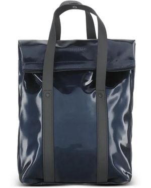 Rains Mini 2 Way Tote Backpack - Blue