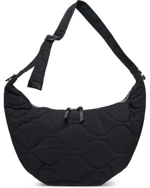Comme des Garçons Bolso Messenger Acolchado - Negro