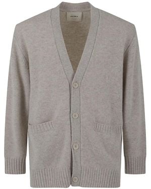Lisa Yang Cárdigan con bolsillos y botones - Gris