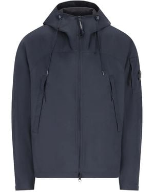 C.P. Company Hooded Zip Jacket - Blue