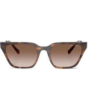 ARMANI EXCHANGE Tortoiseshell-Effect Sunglasses - Brown
