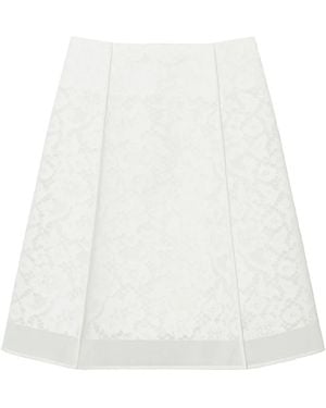 Tory Burch Corded Lace Skirt - White
